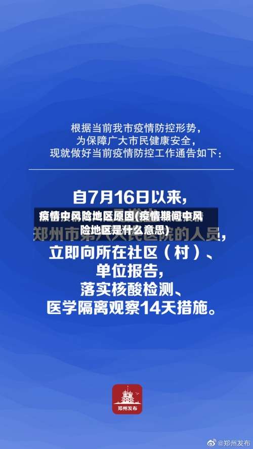 疫情中风险地区原因(疫情期间中风险地区是什么意思)-第2张图片