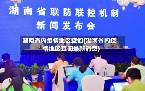 湖南省内疫情地区查询(湖南省内疫情地区查询最新消息)-第1张图片