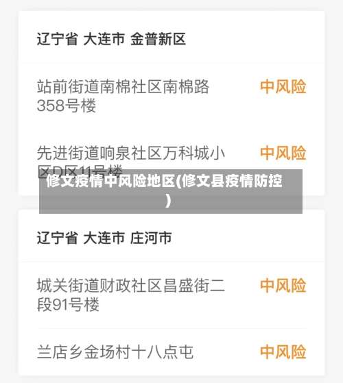 修文疫情中风险地区(修文县疫情防控)-第3张图片