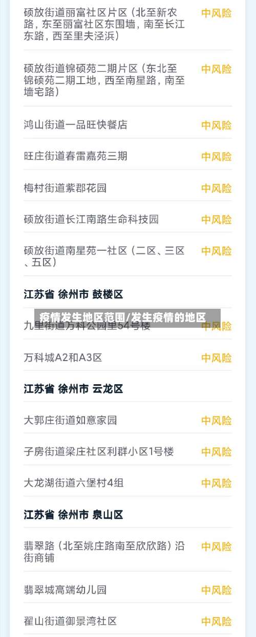 疫情发生地区范围/发生疫情的地区-第1张图片