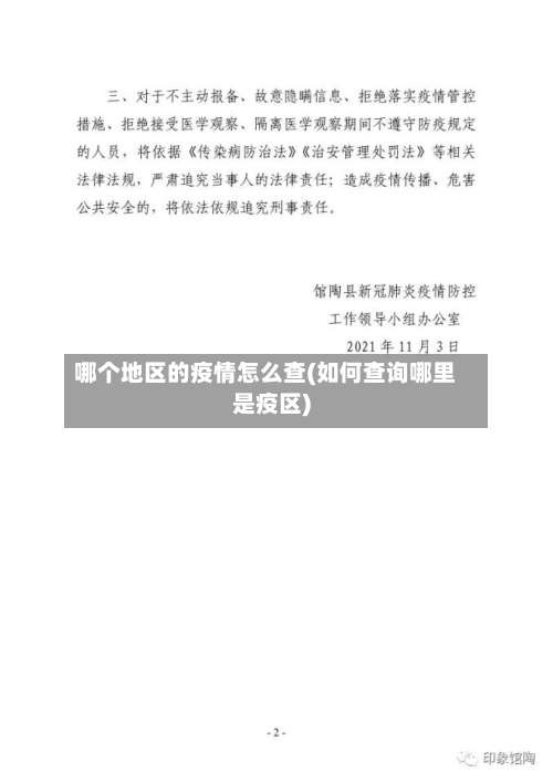 哪个地区的疫情怎么查(如何查询哪里是疫区)-第1张图片